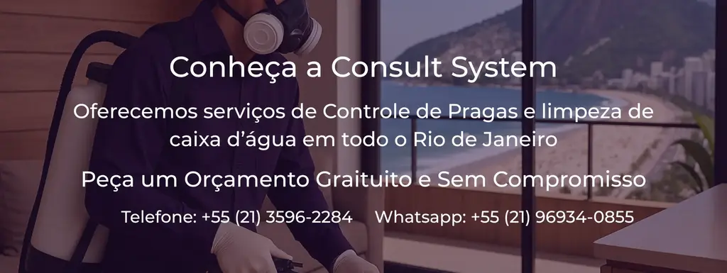Dedetização RJ. Consult System dedetizadora