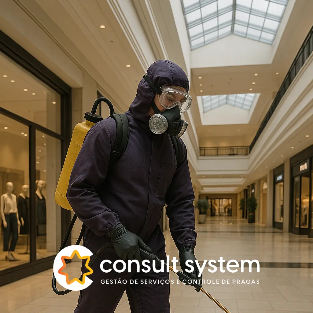 dedetização de shoppings