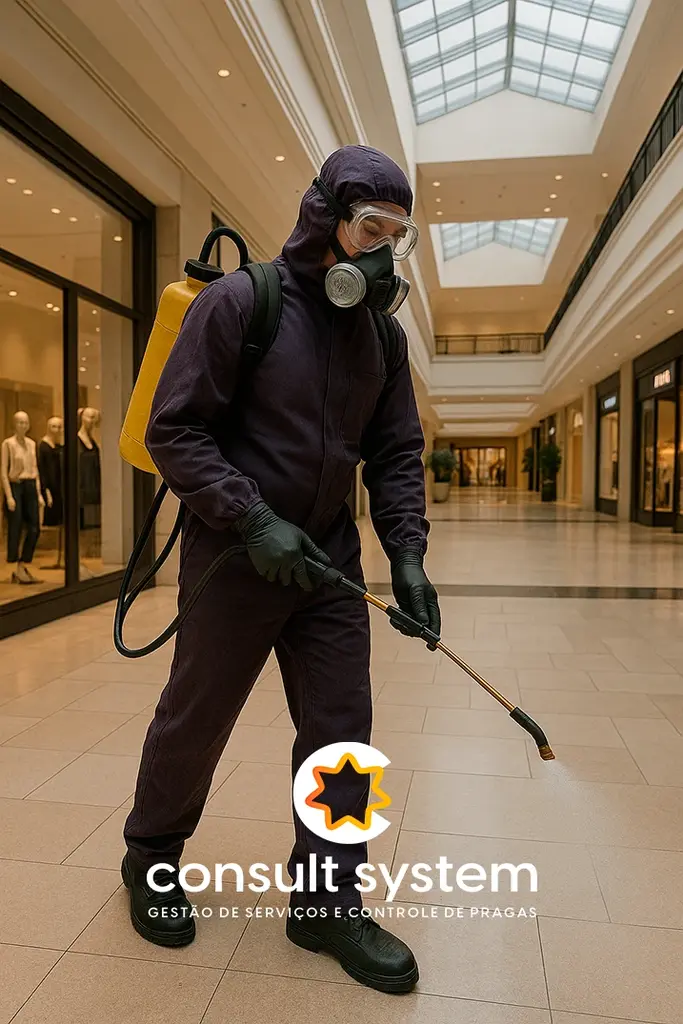 Dedetização em shopping no rio de janeiro. Dedetizadora profissional